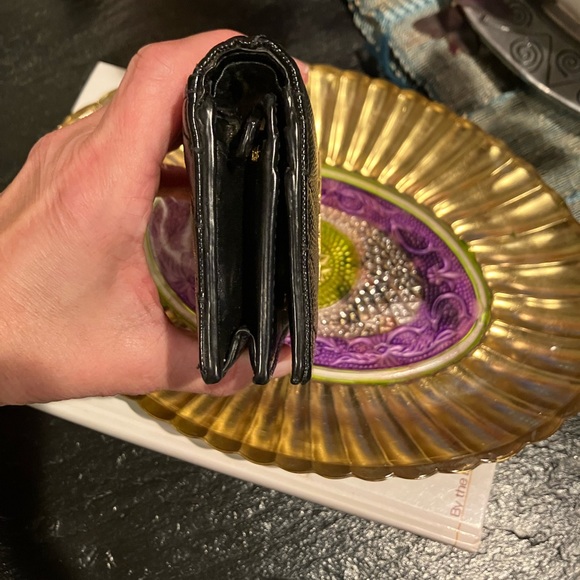 Traded NFS YSL Black Maltese Leather Compact Wallet - Picture 4 of 15